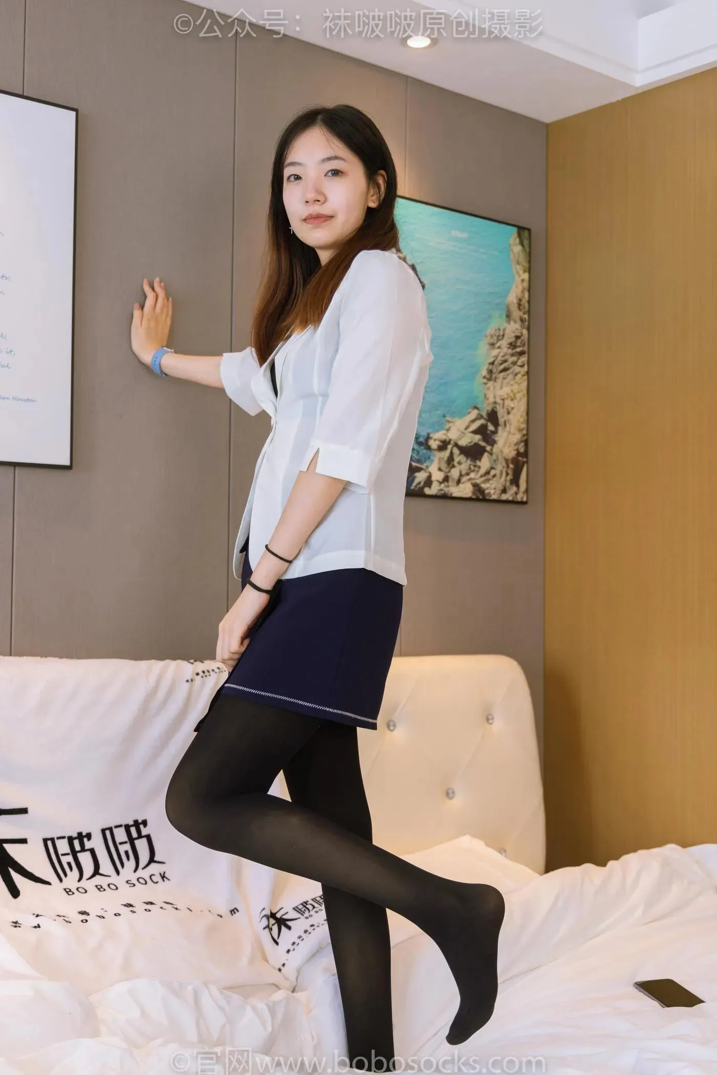 [BoBoSocks袜啵啵]NO.150 小甜豆-高跟鞋、厚黑丝 [140P]插图4